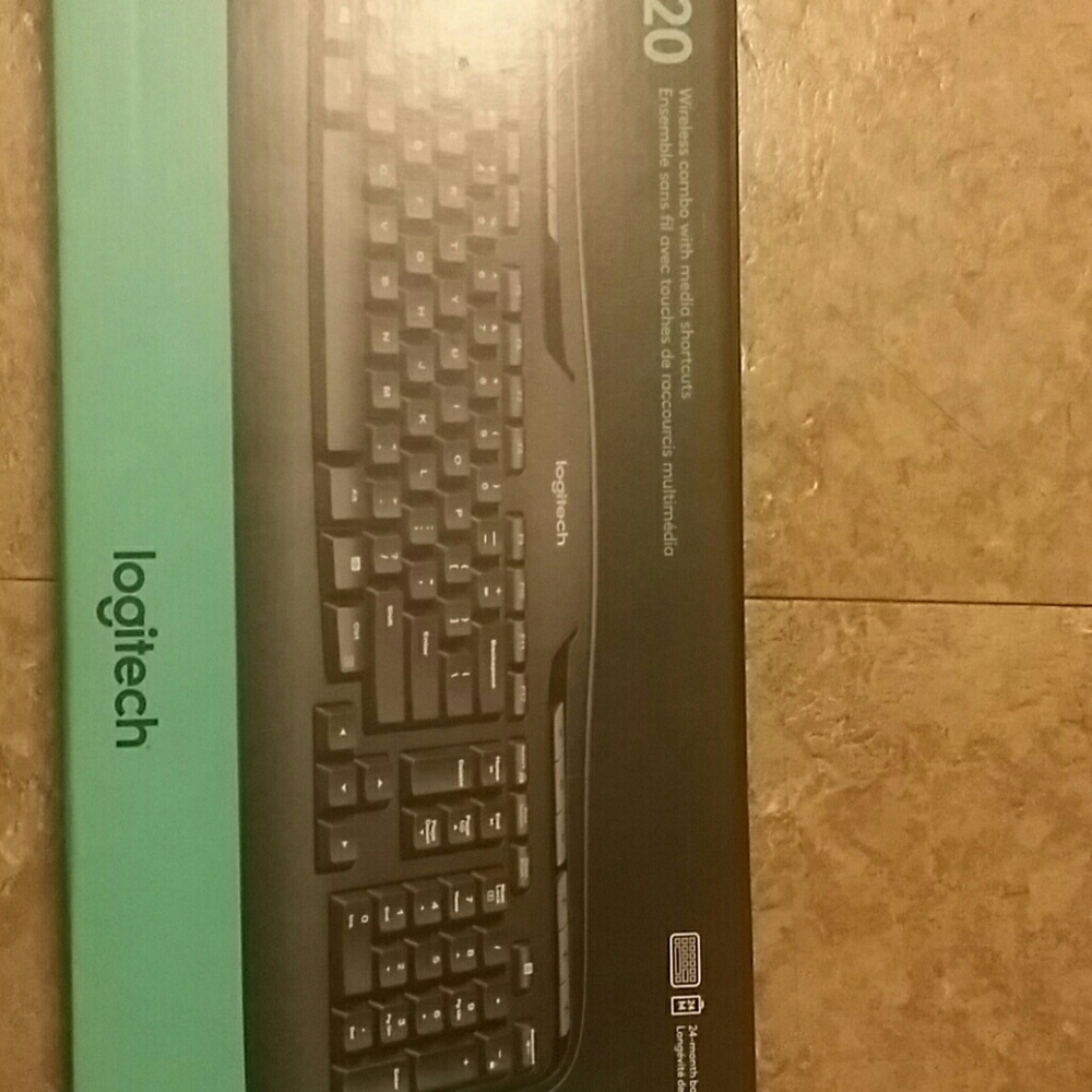 Logitech wireless keyboard and mouse